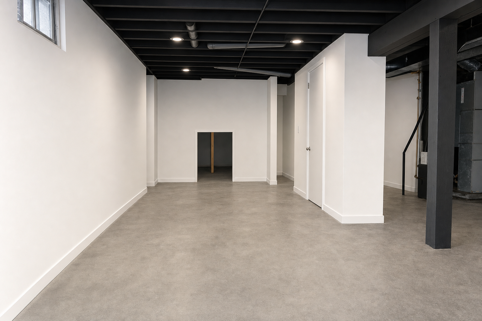 Basement Water Damage — after